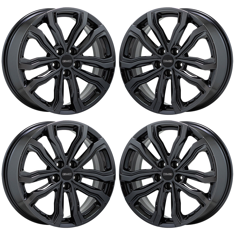 19" GMC Terrain Black Chrome wheels rims Factory OEM set 5836